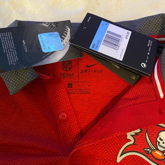Mens Nike Dri-Fit Buccaneers Polo - Picture 3 of 3